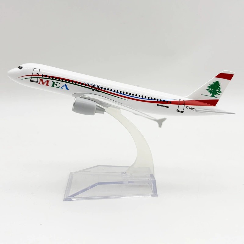 Kids Home Education - Souvenir Toy Planes 16CM A320 MEA