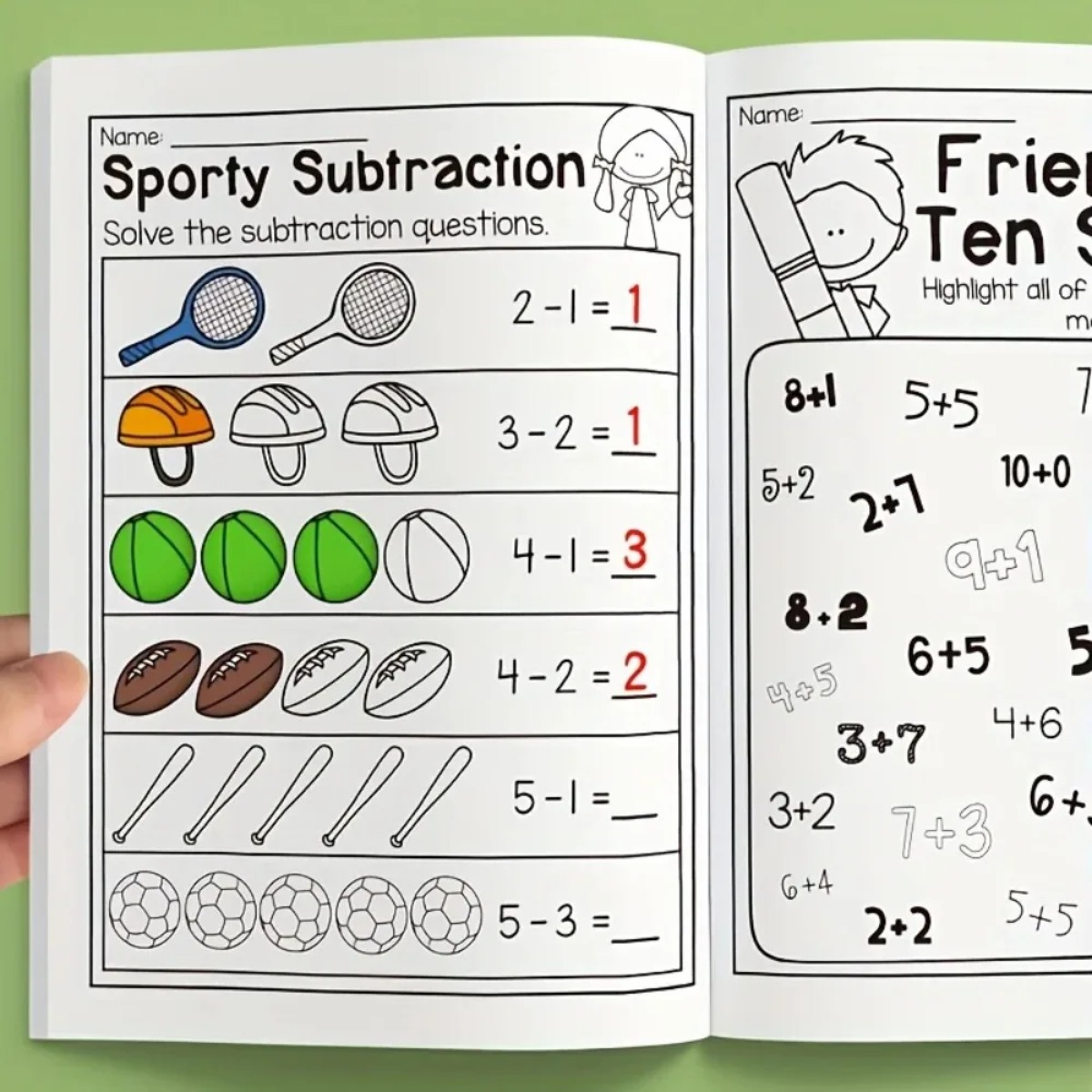 Math Practice Book Addition Su - огляд і ціна Kids Education Worksheet