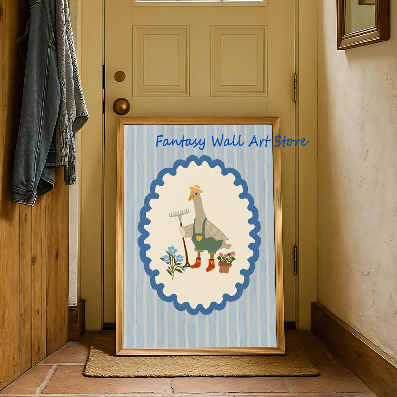 Nordic Cartoon Animals Poster  - огляд і ціна Kids Educational Poster