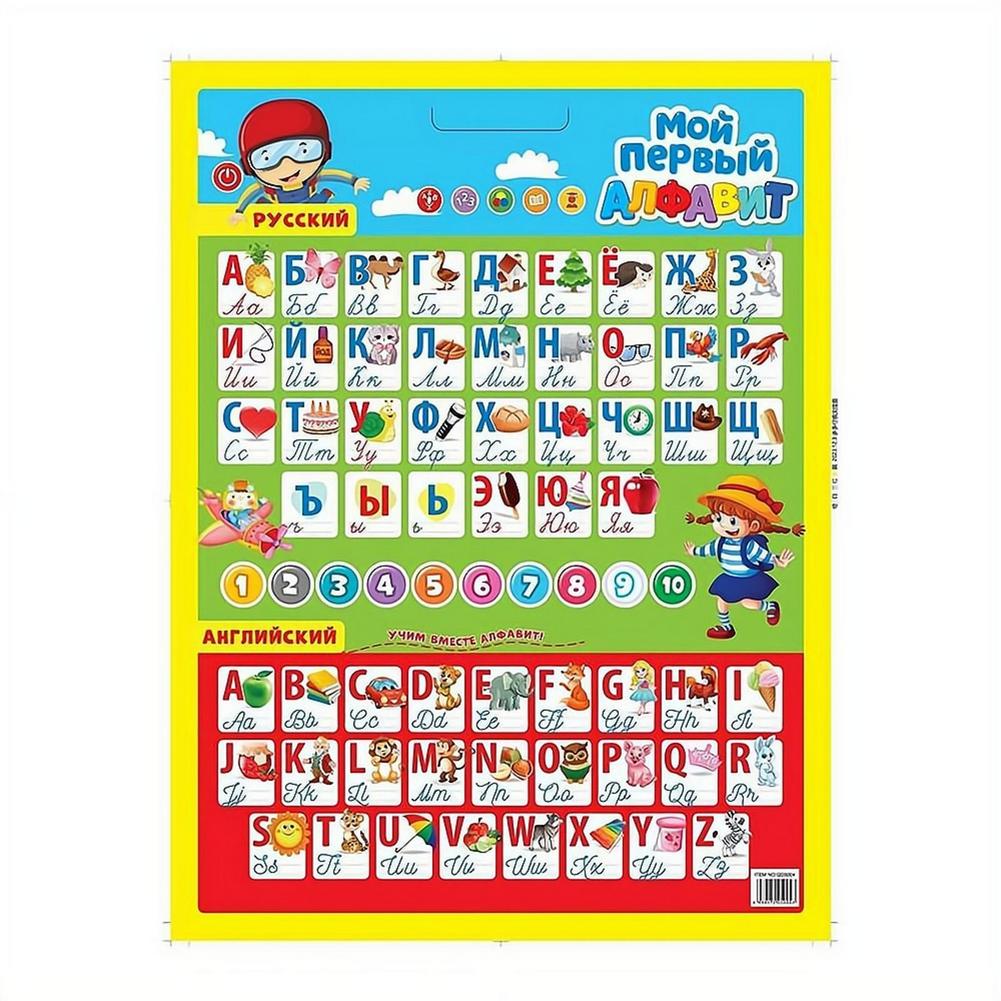 Russian Electronic Interactive - огляд і ціна Kids Educational Poster