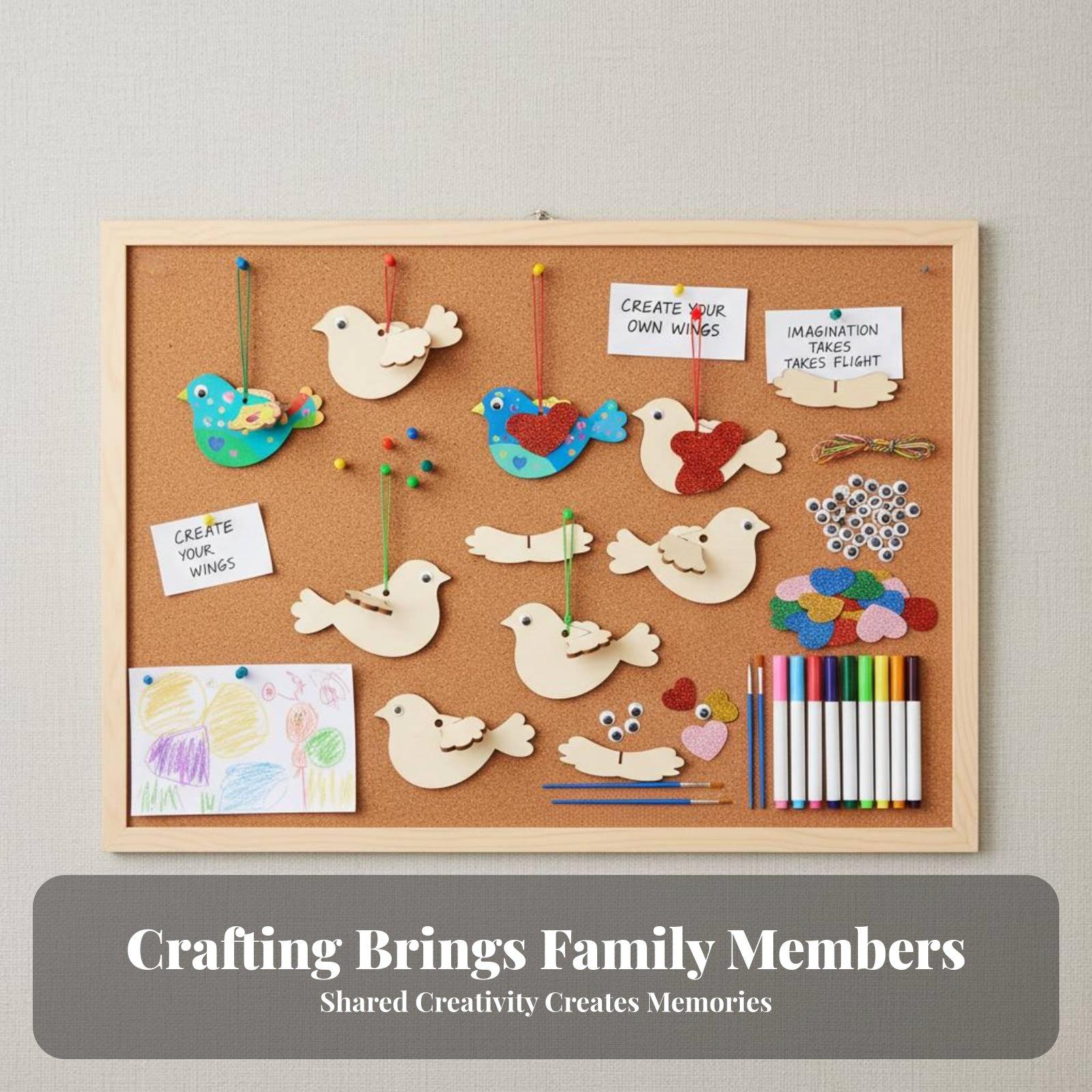 8 Pieces 3D Wooden Bird Craft  - огляд і ціна Kids Education Kit