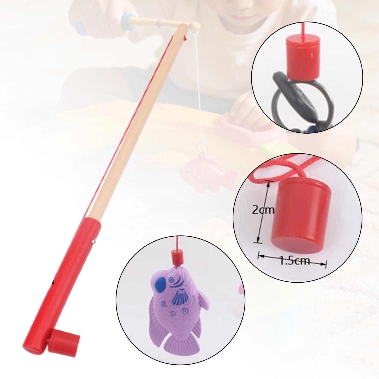 Kids Fishing Pole Toy Wooden F - огляд і ціна Kids Education Group
