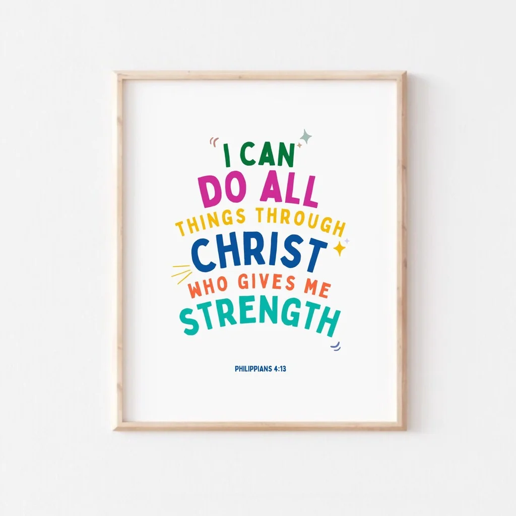 Kids Bible Verse Scripture Pos - огляд і ціна Kids Educational Poster