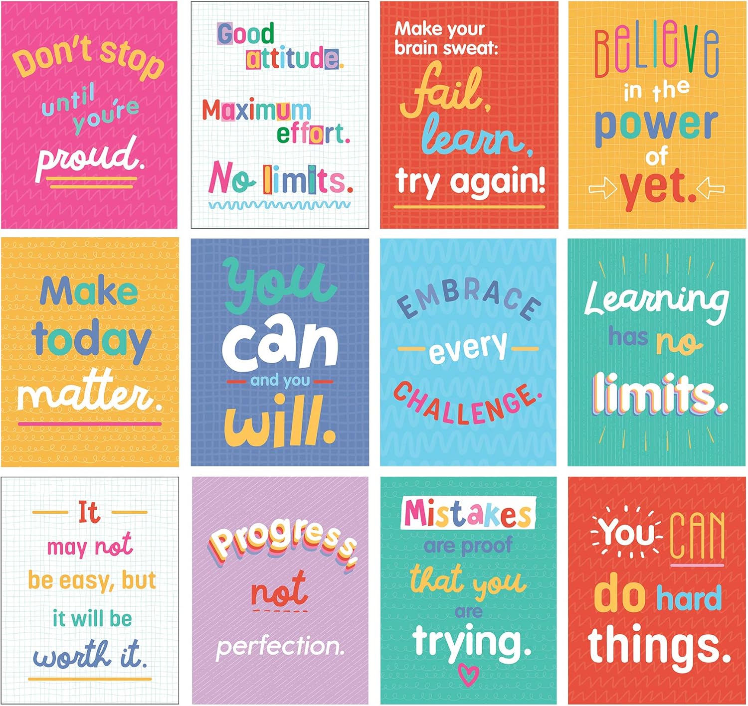 Educational Growth Mindset Pos - огляд і ціна Kids Educational Poster