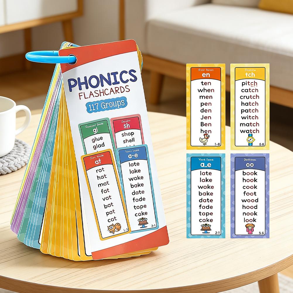 117 Groups Phonics Flashcards  - огляд і ціна Kids Education Group