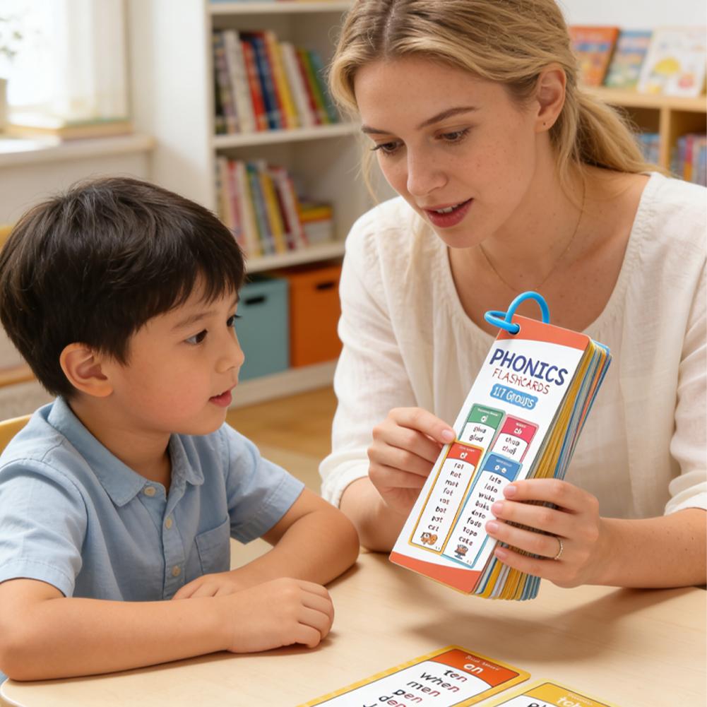 Phonics Flashcards Set, 60pcs  - огляд і ціна Kids Education Group