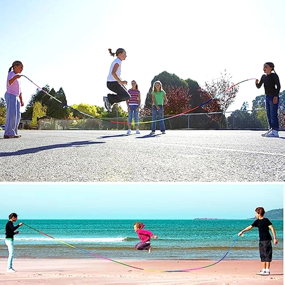 Kids Long Rainbow Jump Rope (5 - огляд і ціна Kids Education Group