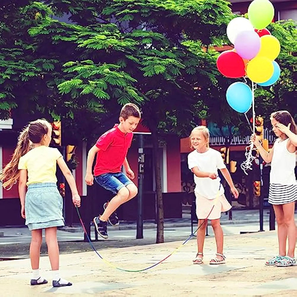 Kids Long Rainbow Jump Rope (5 - огляд і ціна Kids Education Group